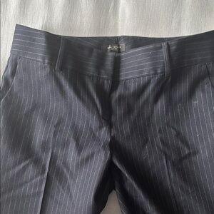 Petite size 10 Ann Taylor Navy Pinstripe Pants